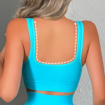 right Color Series Push up Brassier Seamless Sport Gym Bras With Wide Shoulder Straps U Back Yoga Outlet Solid Color Women Bra