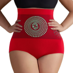 Women's Plus Size Seamless High Waist Panties Tummy Control Shapewear Postpartum Slimming Body Shaper Briefs Nylon Support