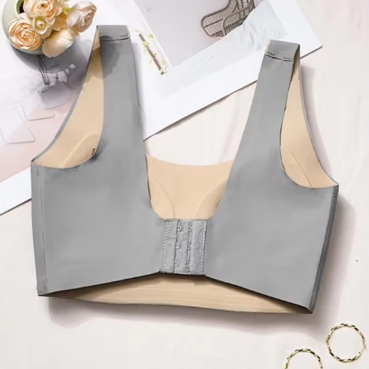 No Steel Ring Seamless Brassier Wide Shoulder Straps Design Sporty Bras Nylon & Spandex Fabric Wireless Yoga Bra for Women