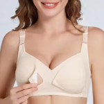 Thin Breathable Summer Nursing Bra for Breastfeeding Plus Size Women Front-Opening Push-Up OEM Bra