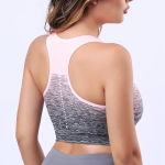 2110 Running Sports Bra Dropship High Stretch Breathable Top Fitness Women Padded Yoga Gym Seamless Crop Top Cami Bra