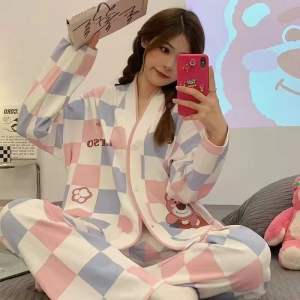 Women's Autumn/Spring Maternity Breast Feeding Pajamas Plus 2XL Elastic Waist ODM Polyester Nightwear Sleepwear