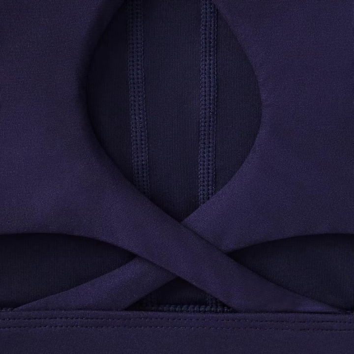 Bra with Cut Out Design and Cross Back Strap for OEM and ODM Casual Sports Wear Comfort Fit