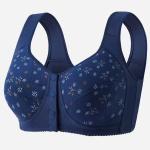 Four Button Front Closure Comfortable Cotton Bra