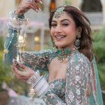 Latest Pakistani Ethnic Style Net Acetate Bridal Lehenga Choli Indian Women's Party Wedding Dress