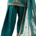 3 Piece Embroidered Raw Silk Suit Pakistani Traditional Dress Women Ethnic Wear Cultural Fashion Shalwar Kameez Handcrafted