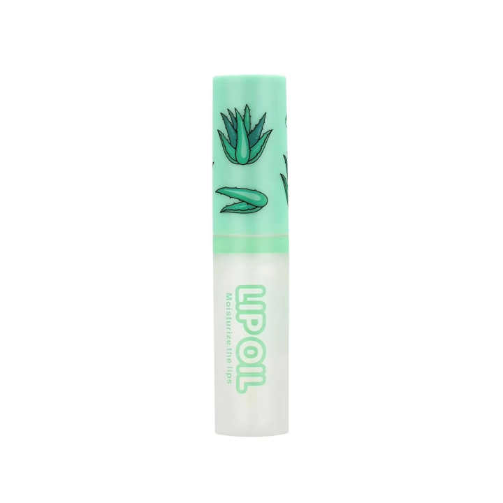 Natural Plant Aloe Vera Flavor Changing Color Moisturize Lip Oil Hydrating Moisturizing Silky Touch Transparent Lip Oil