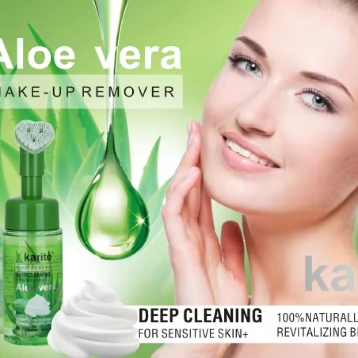Makeup Remover Deep Cleansing Liquid Organic Foaming Cleansing Water