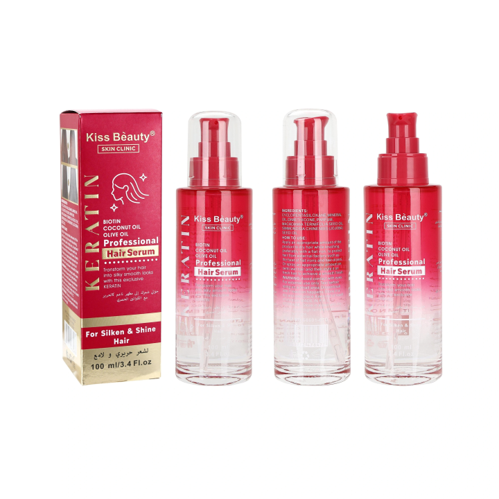 100mL Keratin Professional Hair Serum Moisturizing Strengthening Protein Smoothing Hair Oil for Silken & Shine Hair