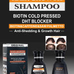 250mL Biotin & Caffeine Anti-Shedding Hair Growth Shampoo Moisturizing Biotin Cold Pressed Dht Blocker Hair Shampoo