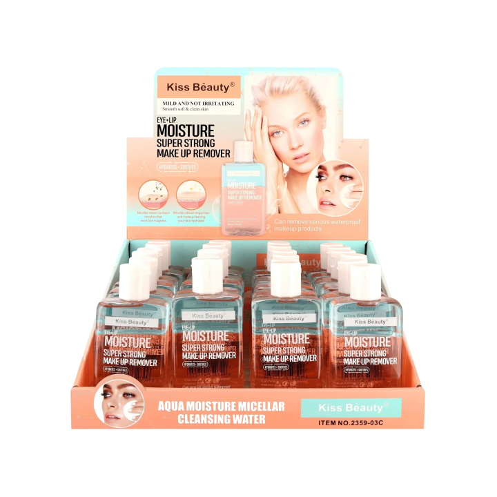 100mL Eye Lip Moisture Super Strong Makeup Remover Waterproof Brightening Organic Vitamin Enriched Deep Water