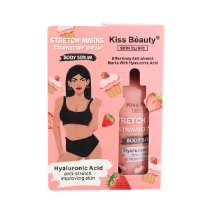 New Strawberry Cream Firming Essential Skin Brightening Body Serum 100mL Vitamin C Body Essence Reduce Stretch Marks